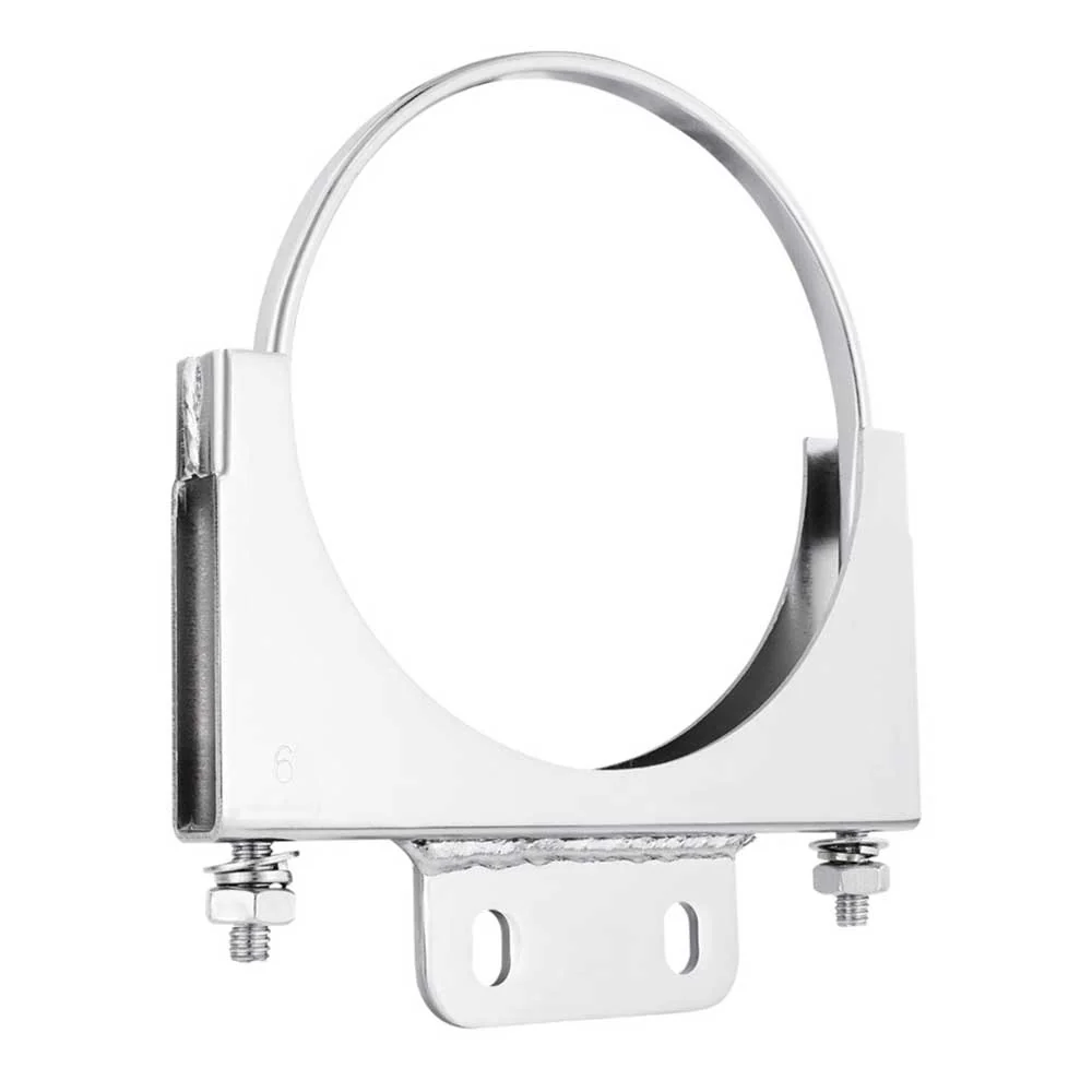 6" Peterbilt Chrome Saddle Clamp