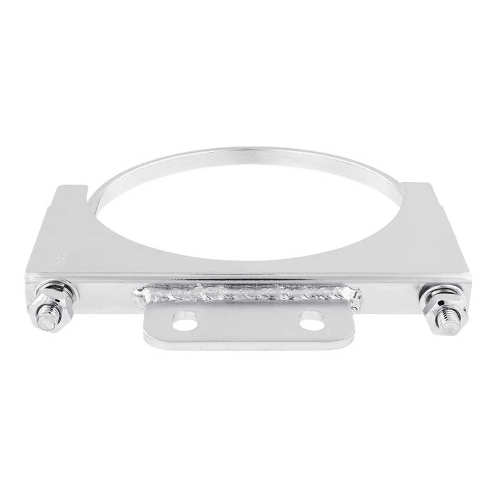 6" Peterbilt Chrome Saddle Clamp - Image 3