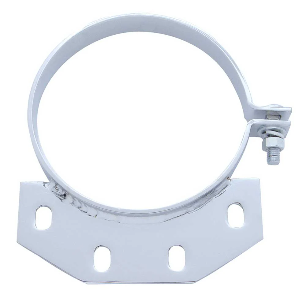 6" Peterbilt Ultra Cab Chrome Exhaust Clamp