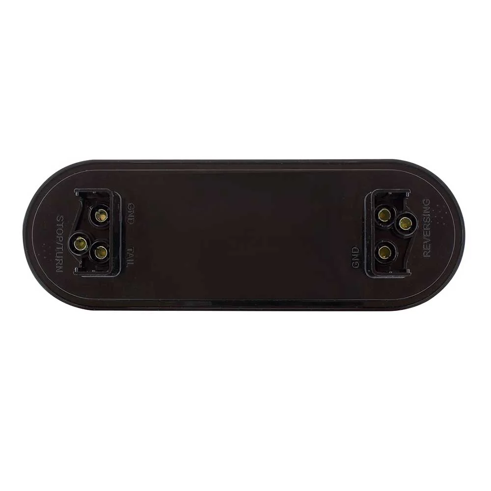 6" Red Oval Combo Stop, Turn, Tail Back-Up LED Light - Image 6