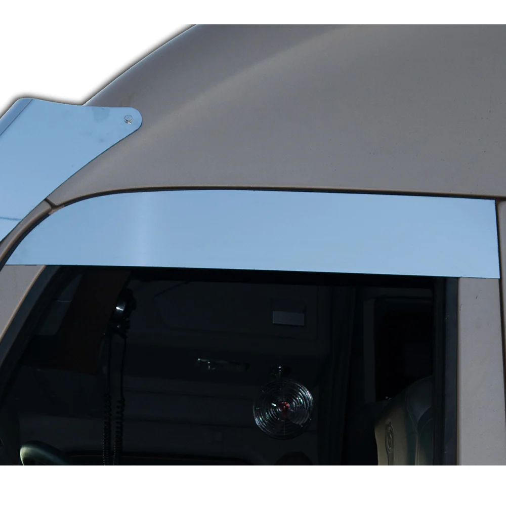 6" Stainless Chop Top Door Trim for 2013 - 2024 Kenworth T680, T880 - Image 2