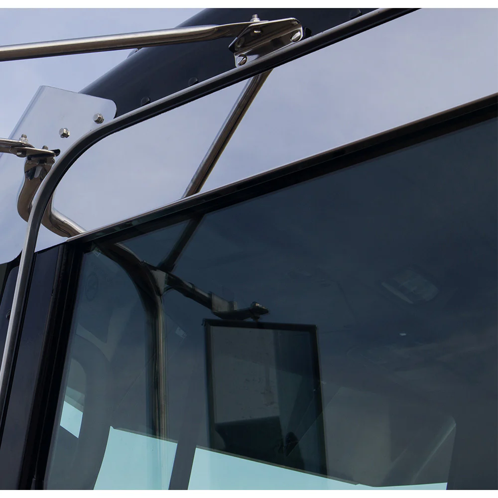 6" Stainless Steel Chop Top 2005+ Peterbilt 379, 389