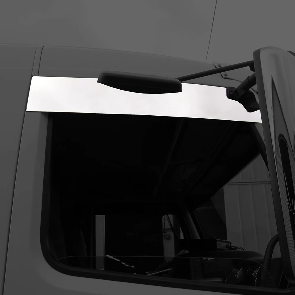 6" Stainless Steel Chop Top Door Trim for 2005+ Volvo VNL