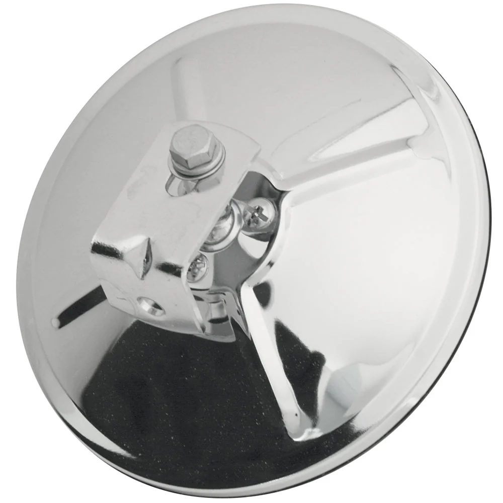 6" Stainless Steel Convex Mirror Center Mount - Image 2
