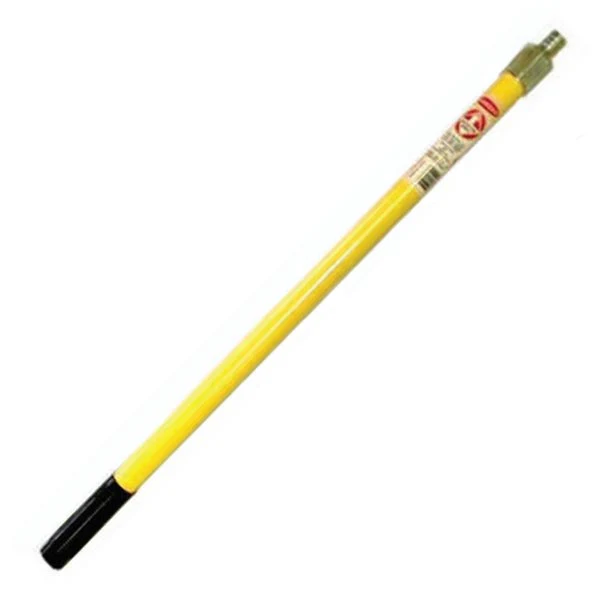 6' Straight Fiberglass Handle w/ Zinc Thread