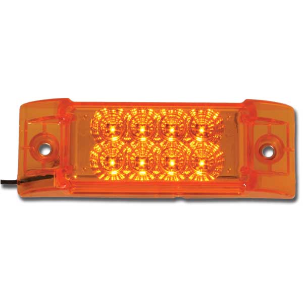 6" x 2" 8 LED Super 21 Rectangular Marker Light - Image 2