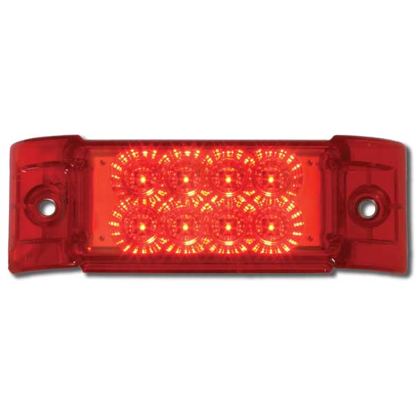 6" x 2" 8 LED Super 21 Rectangular Marker Light - Image 4