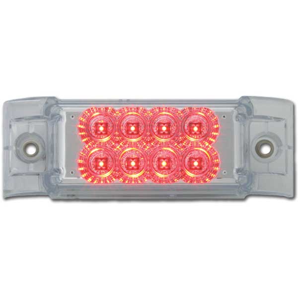 6" x 2" 8 LED Super 21 Rectangular Marker Light - Image 5