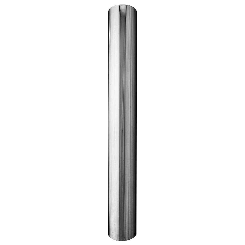 6" x 24"L Flat Top One-Piece Chrome Stack