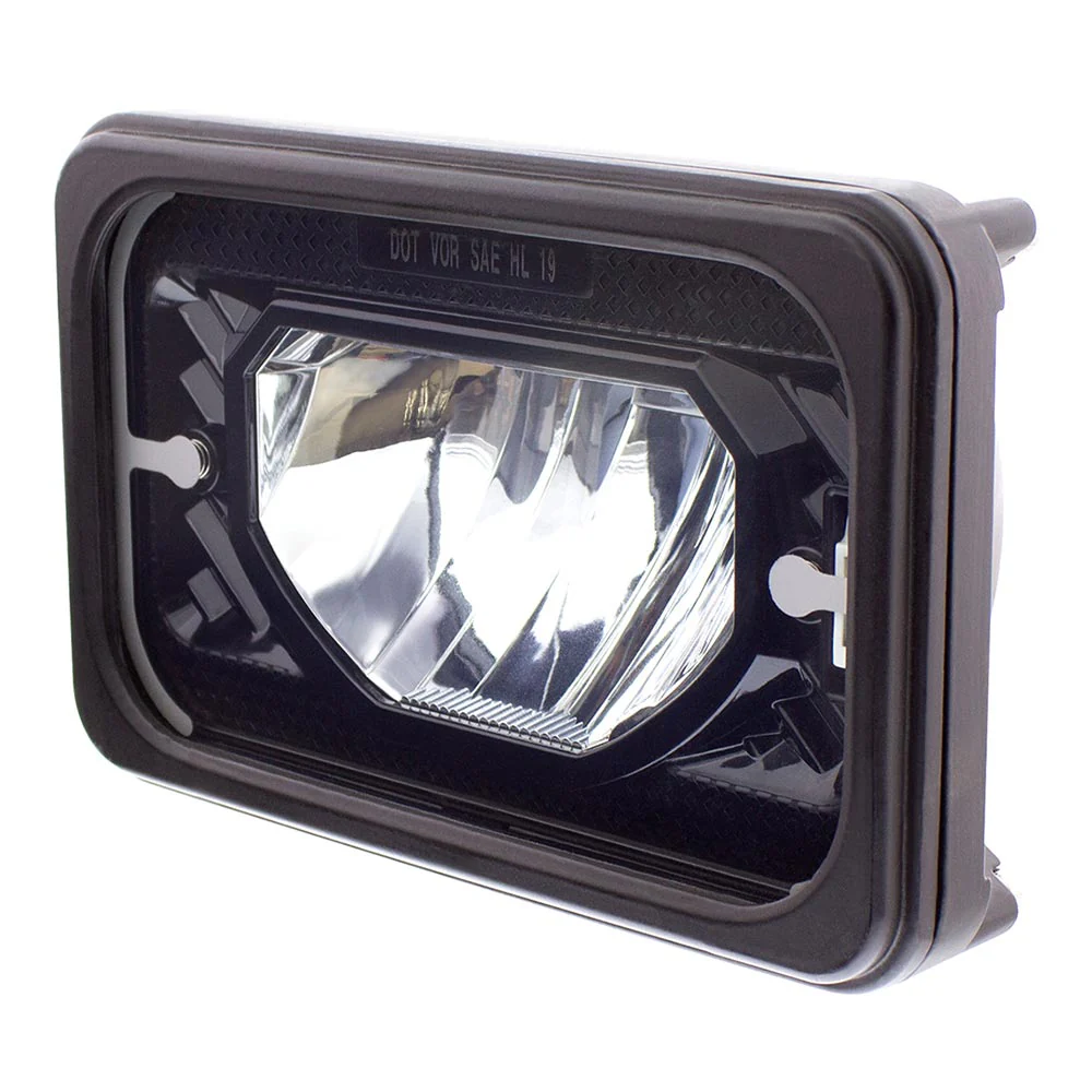 6" x 4" Blackout Heated LED Low Beam Headlight - Image 2