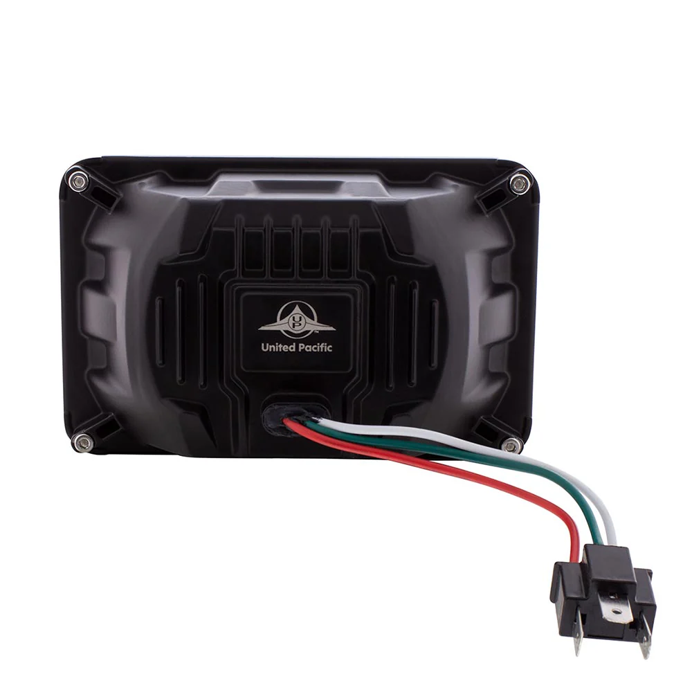 6" x 4" Blackout Heated LED Low Beam Headlight - Image 4