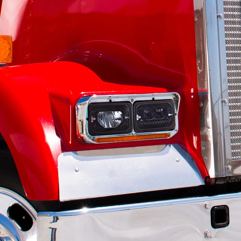6" x 4" Blackout Heated LED Low Beam Headlight - Image 5