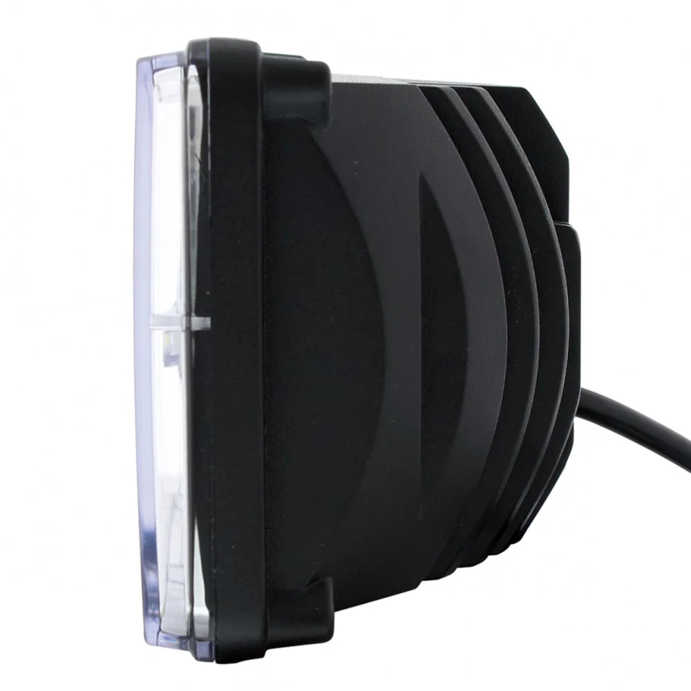 6" x 4" Low Beam LED Headlight with Amber Auxiliary - Image 5