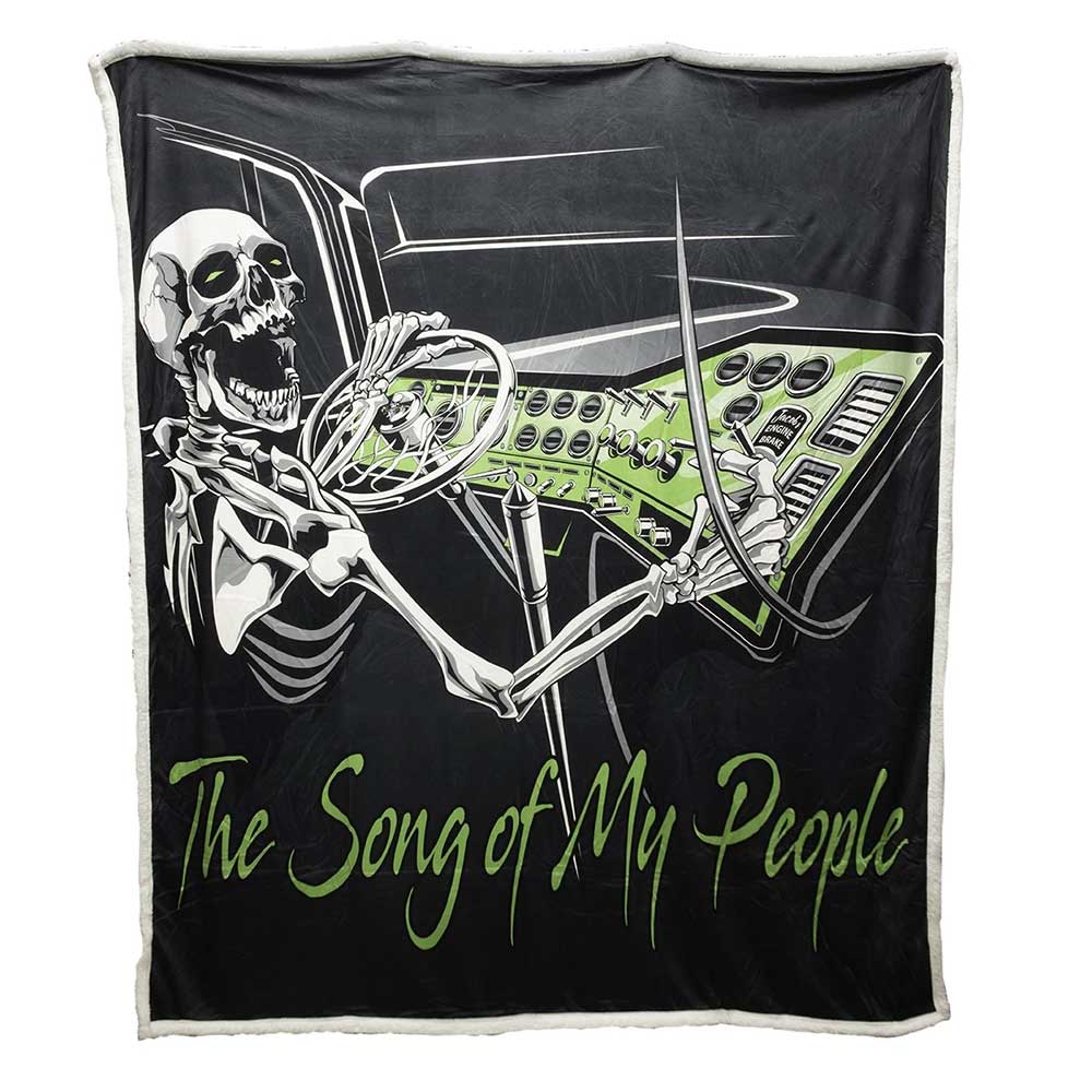 60" X 70" Diesel Life Song Of My People Sherpa Throw Blanket