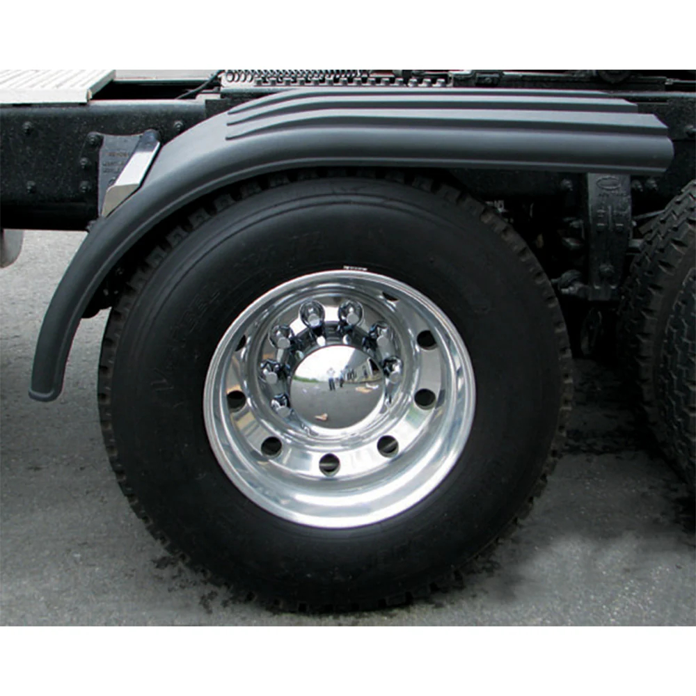 66" Black Poly Half Fenders - Image 2