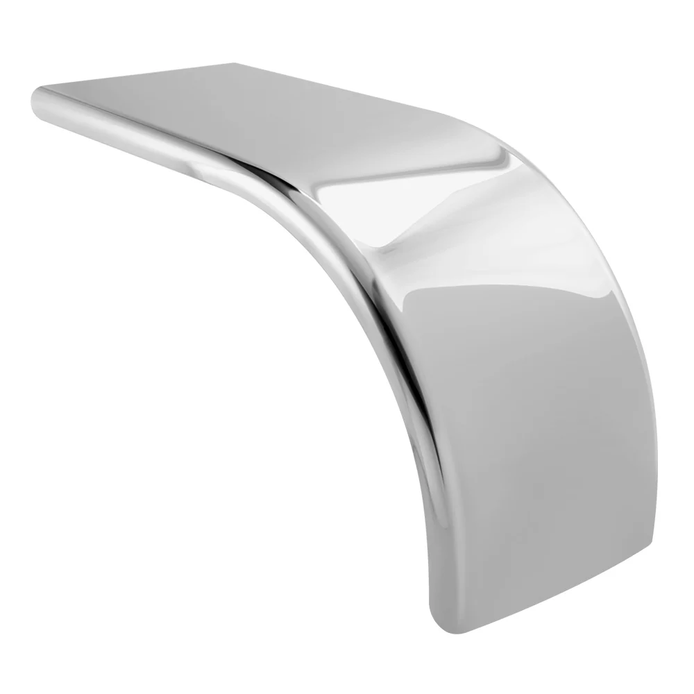 68" 430 Stainless Steel Half Tandem Fenders with Mounting Kit