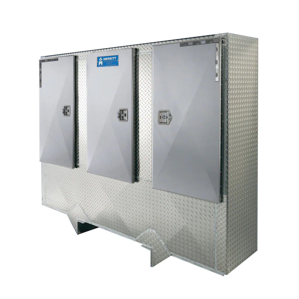 68"H x 18"D x 84"L Bright Smooth Door Cabinet Cab Rack