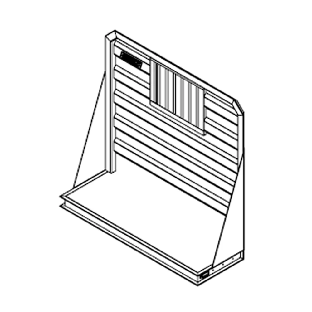 68"H x 70"W x 30"W Drom Cab Rack with Window - Image 2