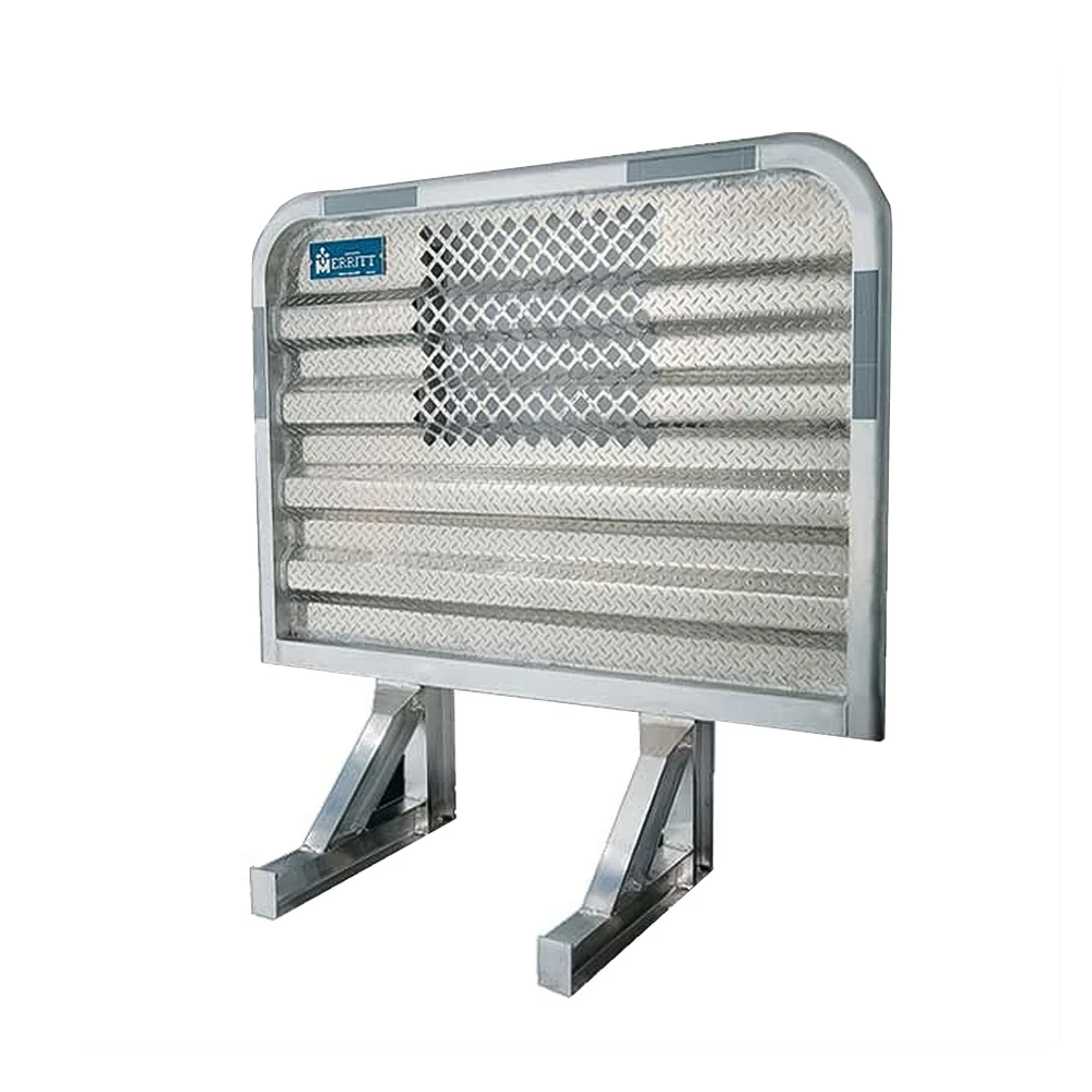 68"H x 76"L EZ View Punch Window Dyna-Light Aluminum Cab Rack