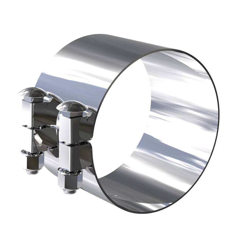 6"D x 4"W Heavy Duty Wide Band Exhaust Clamp