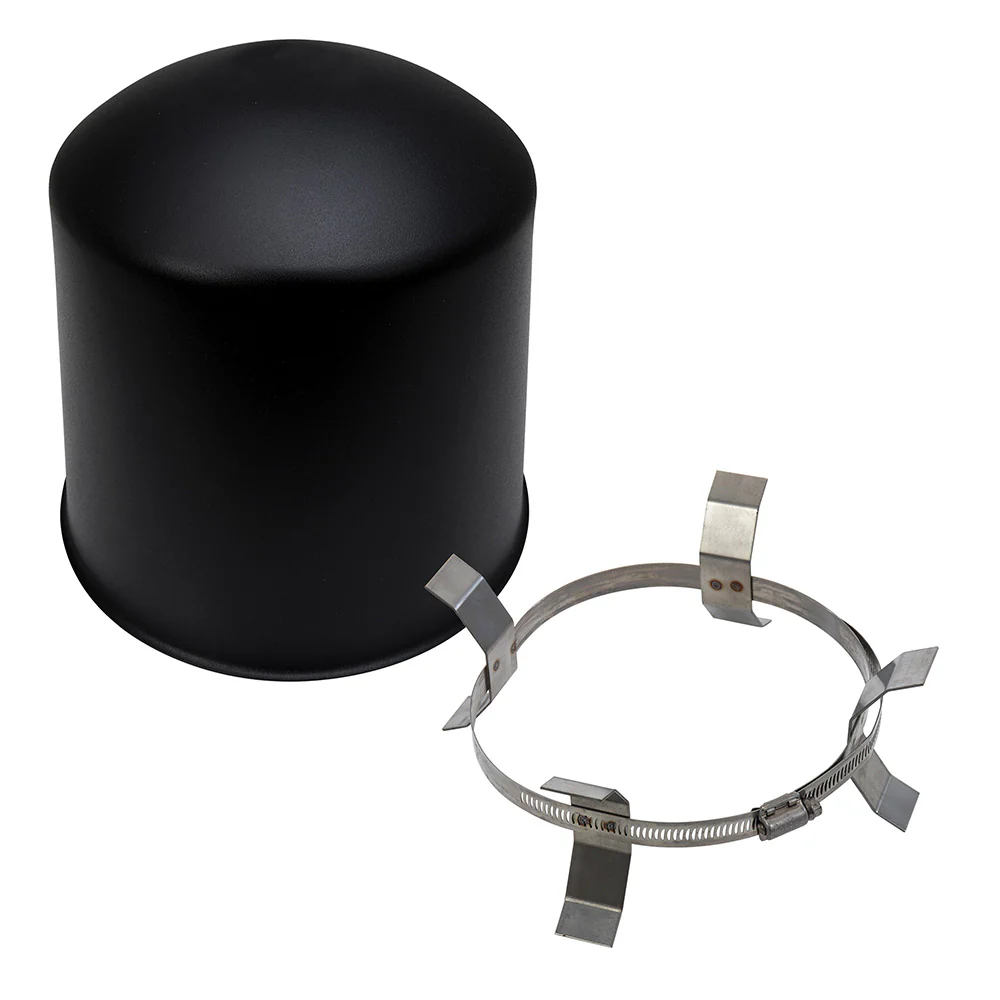 6"H Black Stealth Rear Baby Moon High Hat