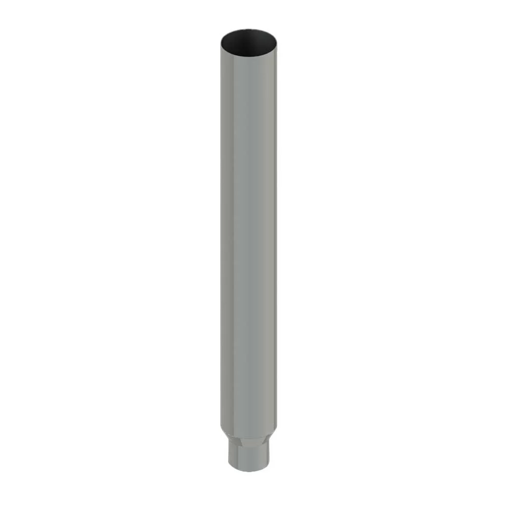 7"-5" x 108"L Flat Top One-Piece Chrome Stack