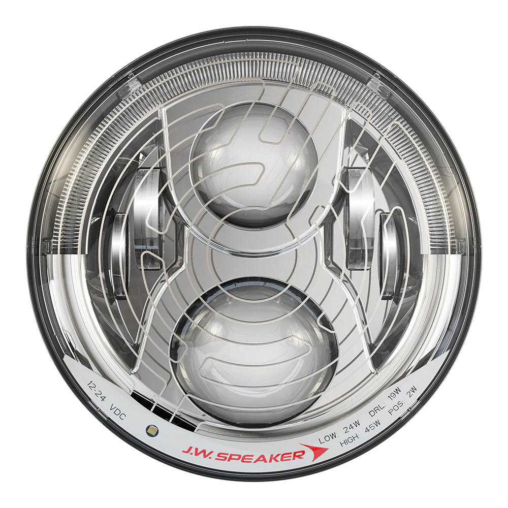 7" 8700 Evo 2 Dual Burn Heated LED Headlight