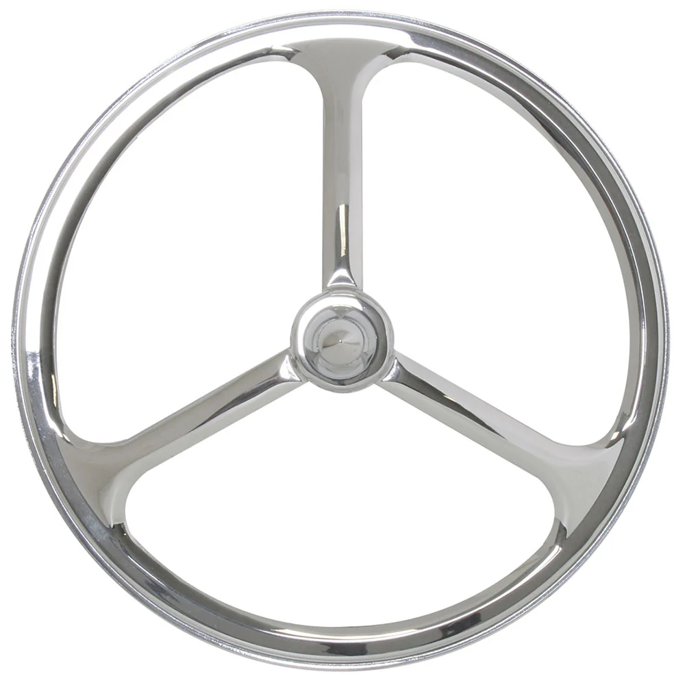 7" Chrome Lucas Style Headlight Cover - Image 2