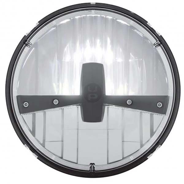 7" High Power LED Headlight with Black Accent