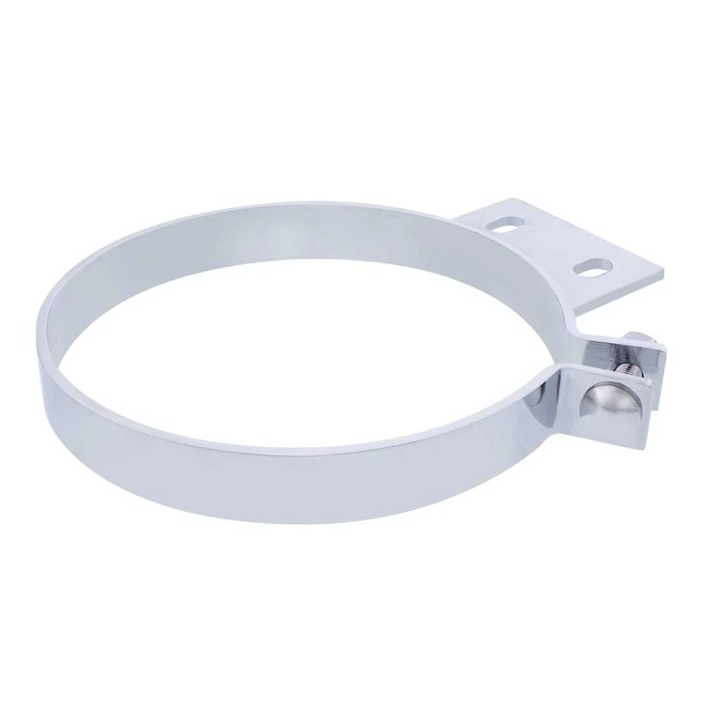7" Peterbilt Chrome Exhaust Clamp - Image 2
