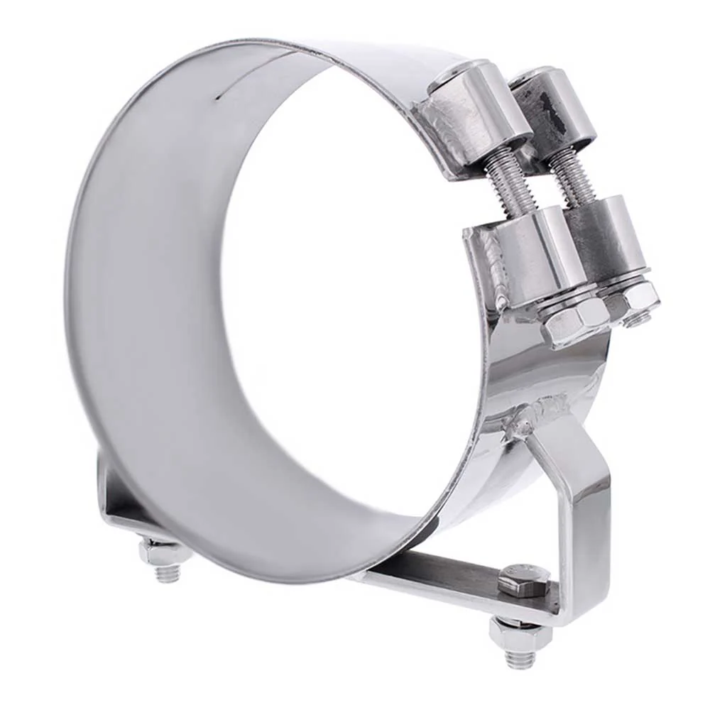 7" Stainless Steel Wide Band Mounting Exhaust Clamp