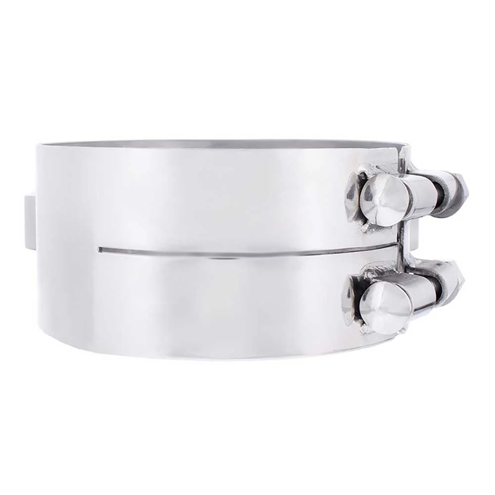 7" Stainless Steel Wide Band Mounting Exhaust Clamp - Image 4