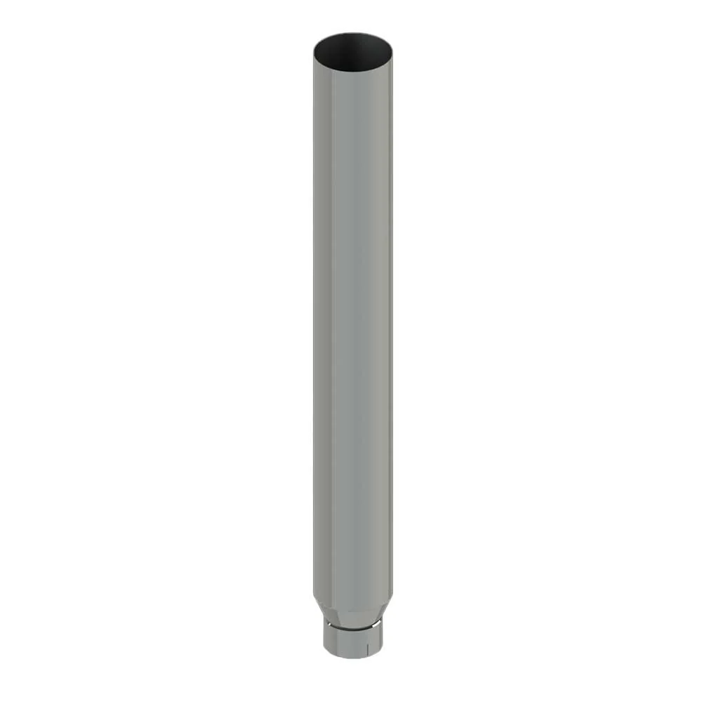 7" x 108" Flat Top Chrome One-Piece Stack Expanded