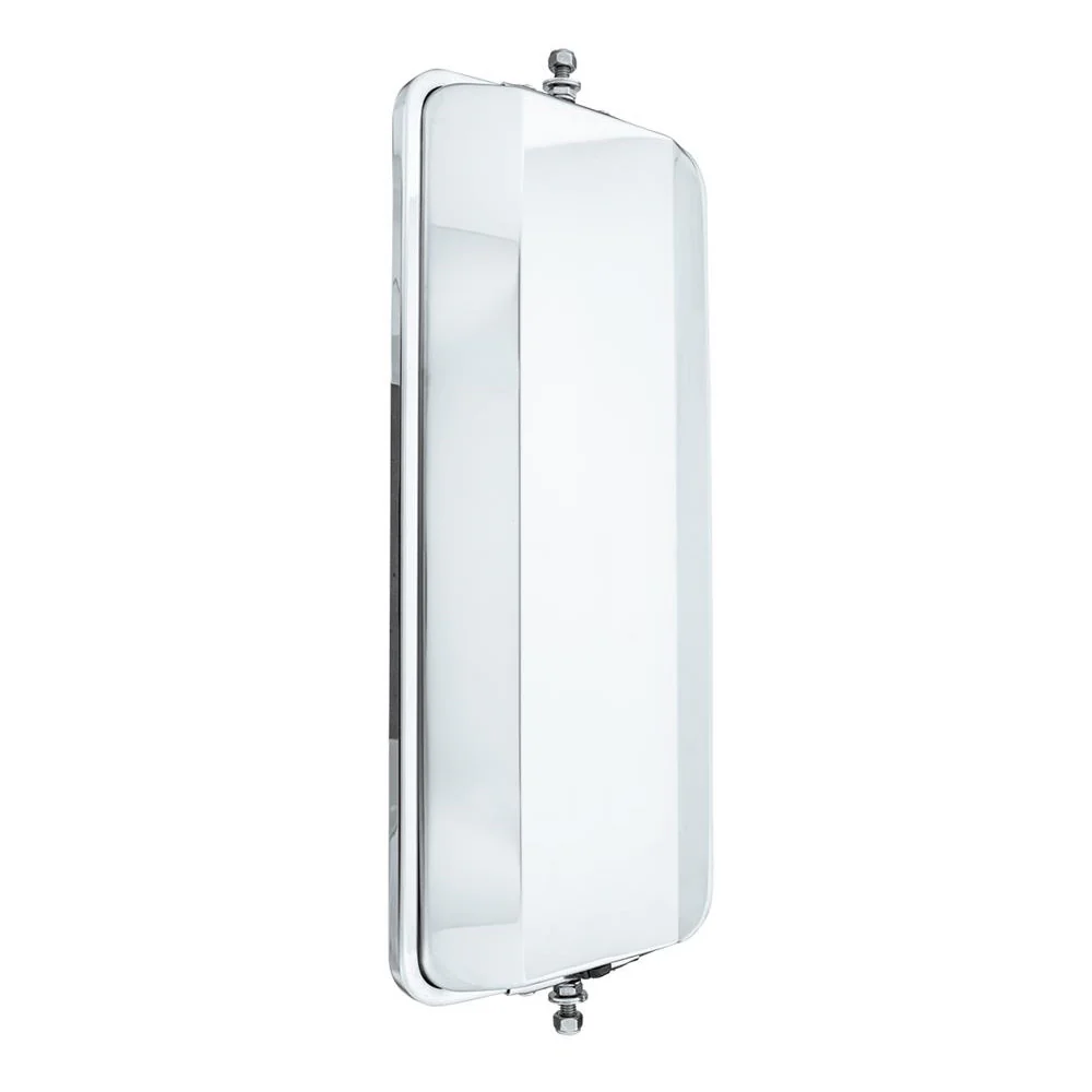 7" x 16" West Coast Stainless Steel Heated Mirror - Image 2