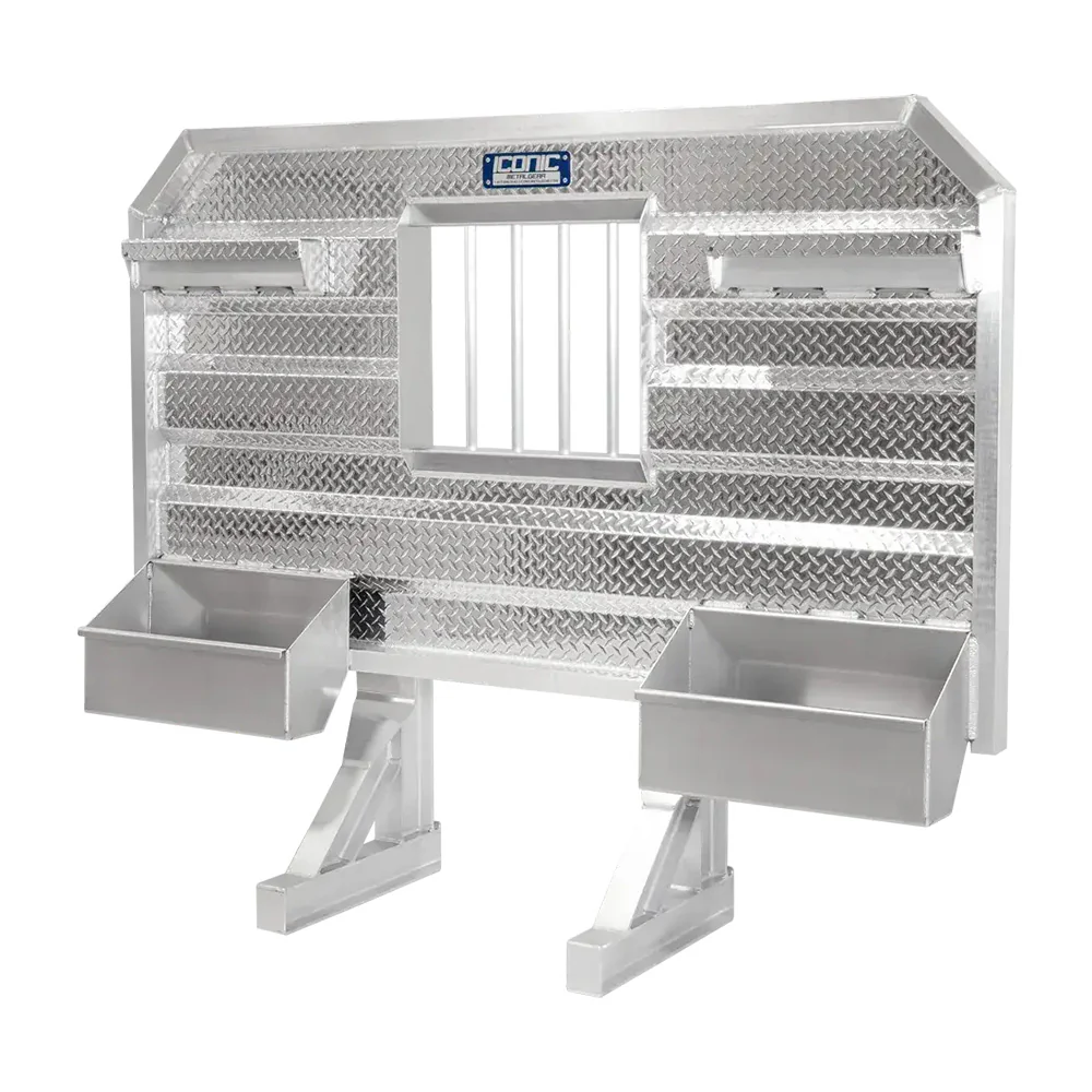 70" x 68" Cab Rack with Jail Window and Chain Trays - Image 3