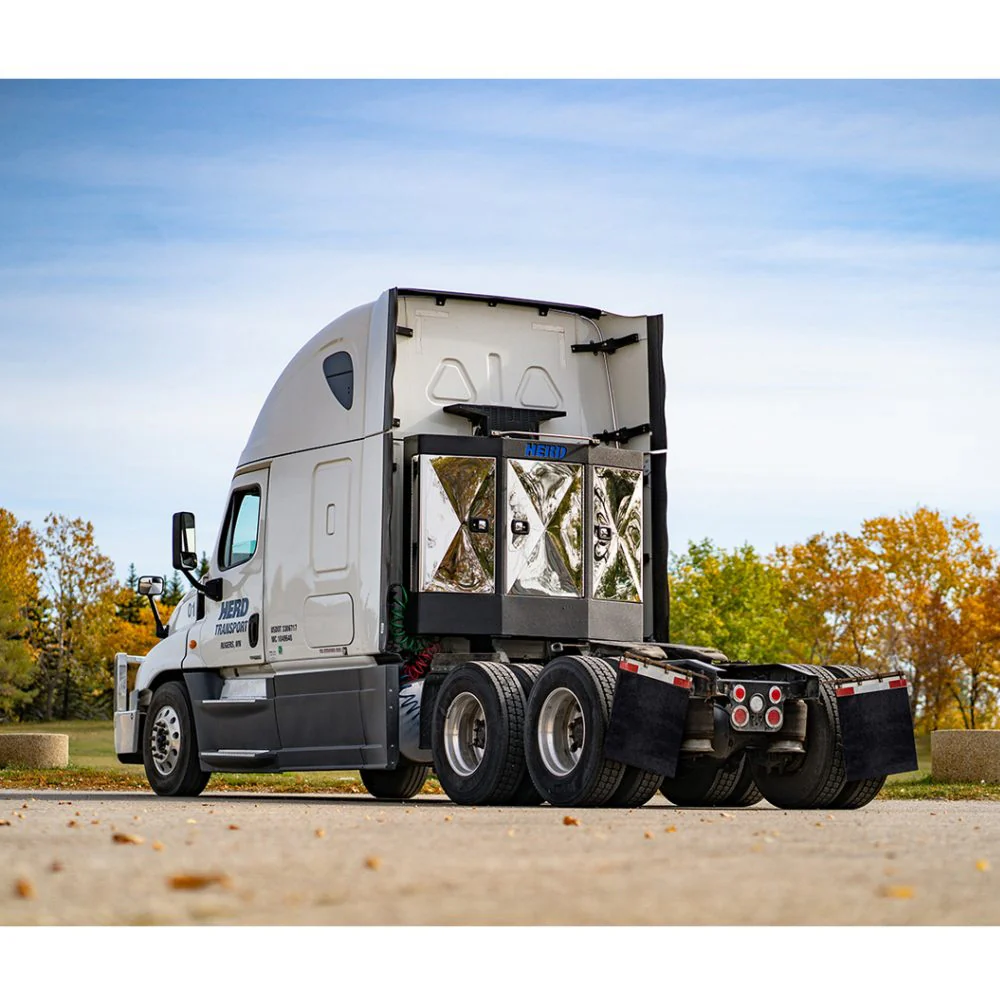 70"H x 80"W 300 Series 3 Door Stainless and Poly Layer Cab Rack - Image 3