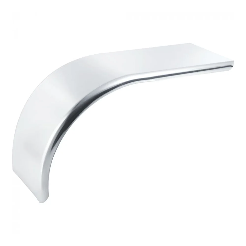 72" Polished Aluminum Half Fender - Image 3