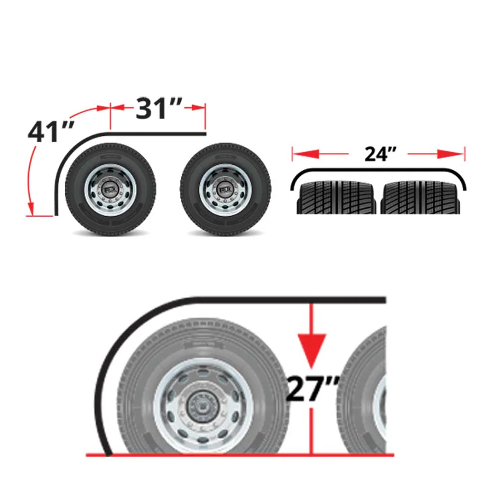 72" Smoke & Mirrors Half Fenders - Image 2
