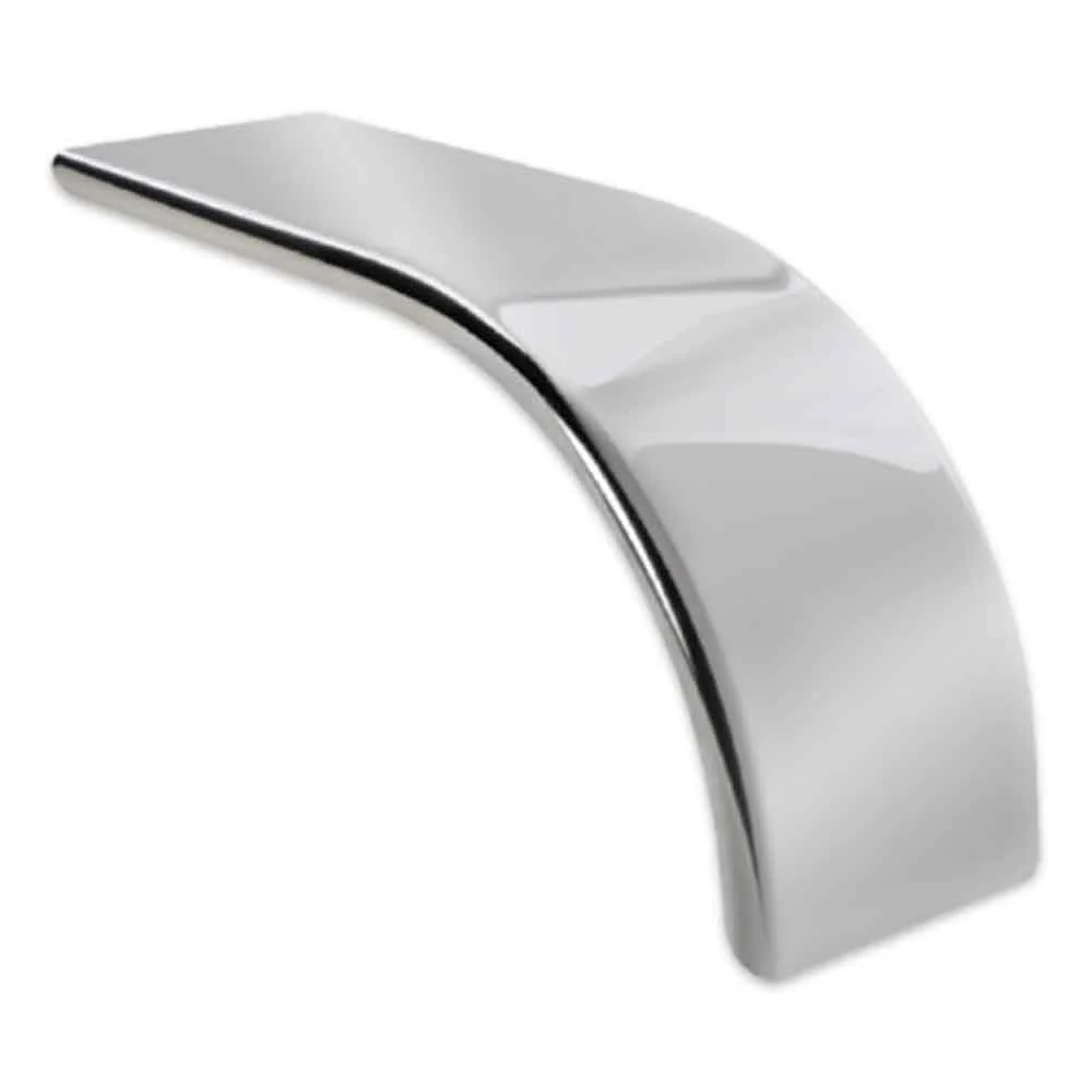 72" Stainless Steel Super Single Half Fenders