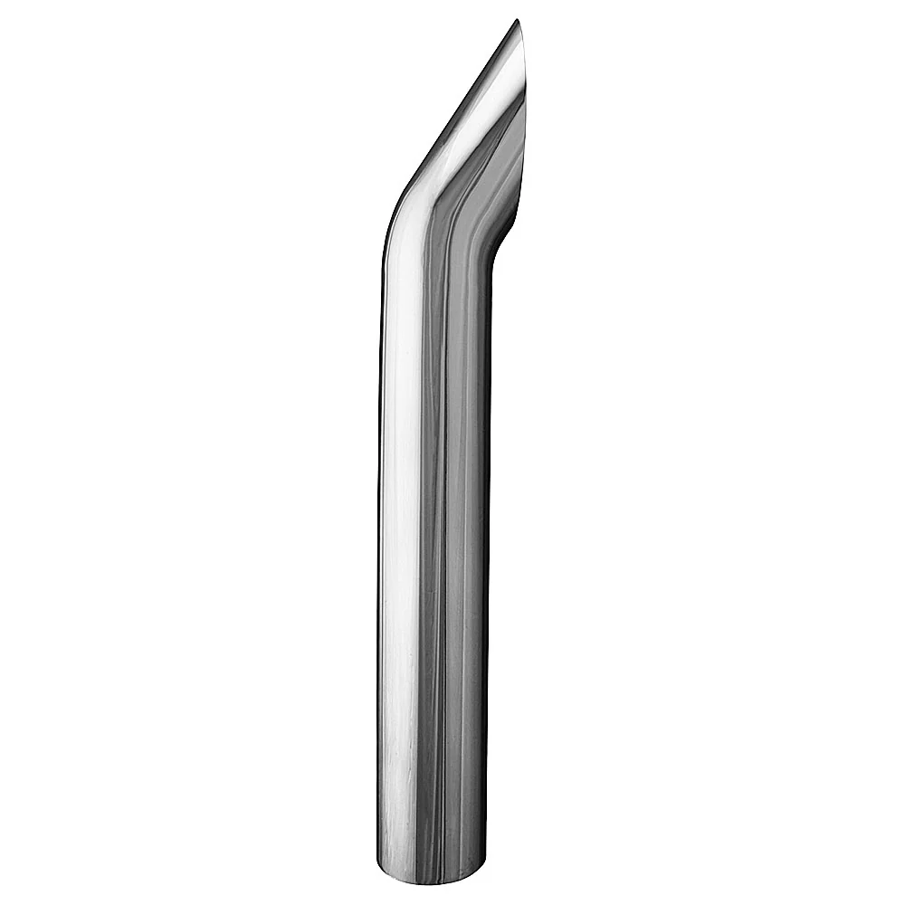7"D x 108"L Short 30 One-Piece Chrome Stack - Image 2