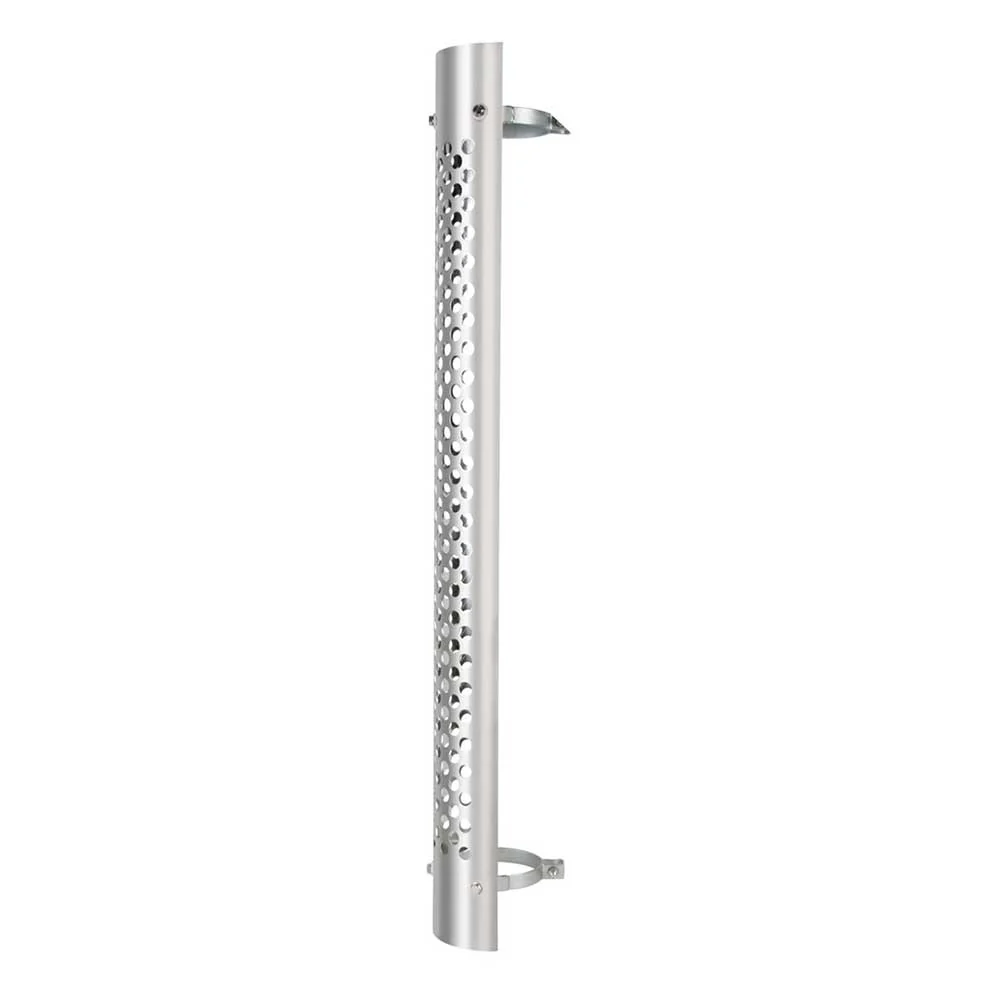 7"D x 48"L 180 Degree SS Muffler Guard with Round Holes - Image 2
