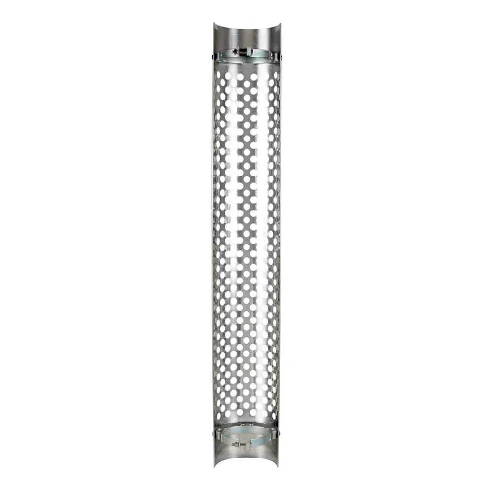 7"D x 48"L 180 Degree SS Muffler Guard with Round Holes - Image 3
