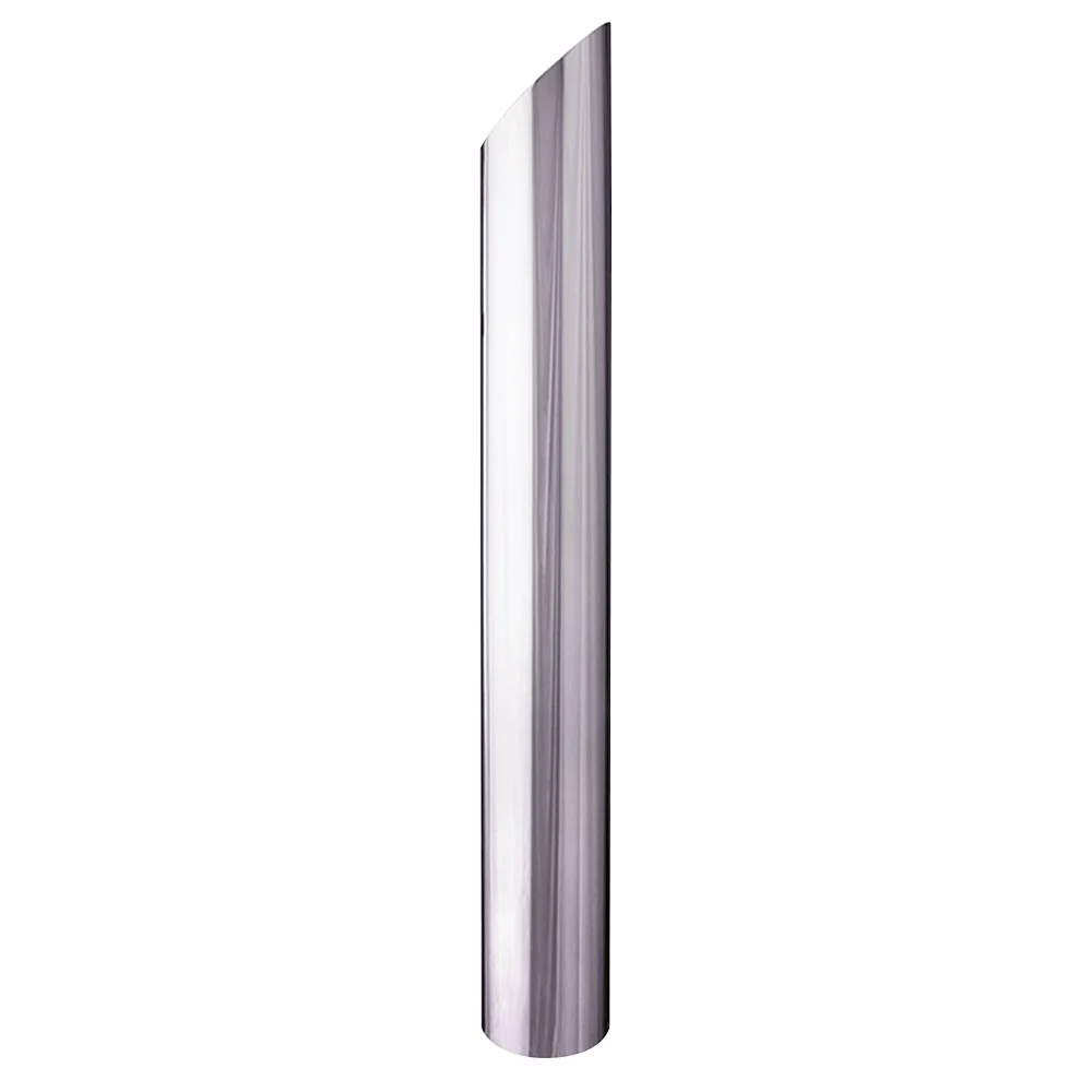 7"Dia. x 84"L Mitered 1-Piece Chrome Top Stack OD