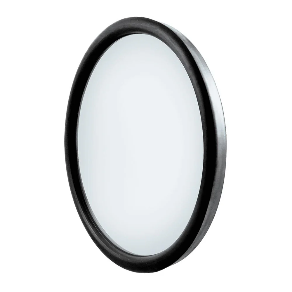 8-1/2" Stainless Steel Heated Convex Mirror Center Mount