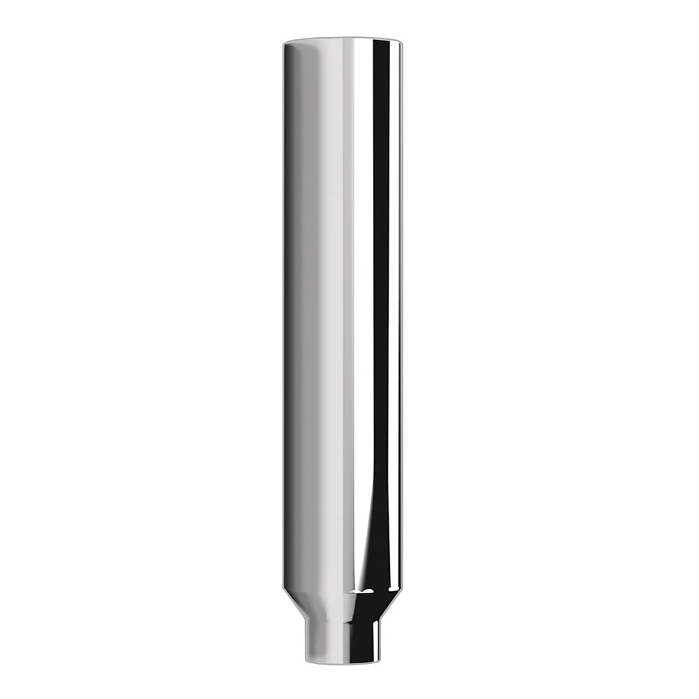 8"-5"D x 36"L Stove Pipe One-Piece Chrome Top Stack