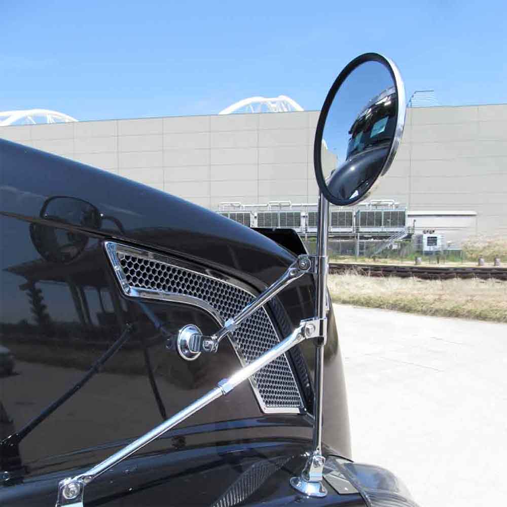 8" Convex Mirror with Offset Mounting Bracket - Image 2