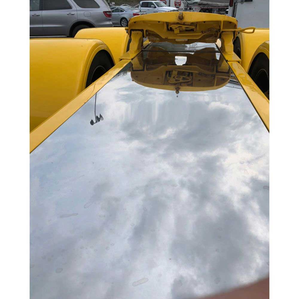 8' In Frame Flush Mount Stainless Steel Deck Plate