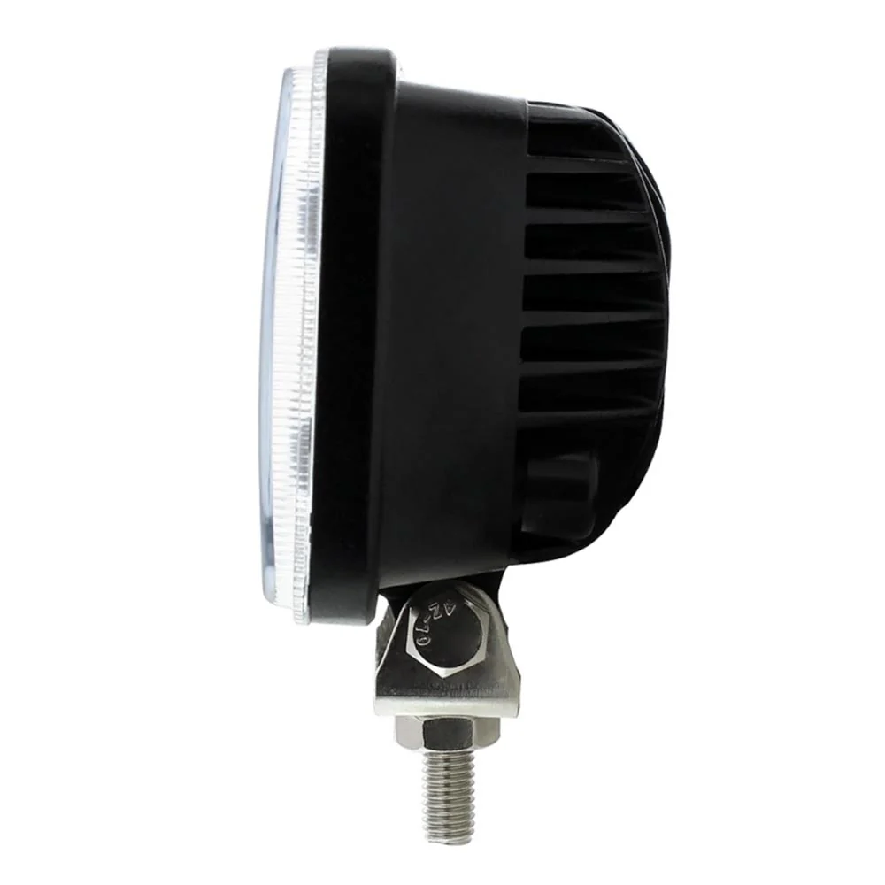 8 LED Rectangular Work Light with Projector Lens - Image 3