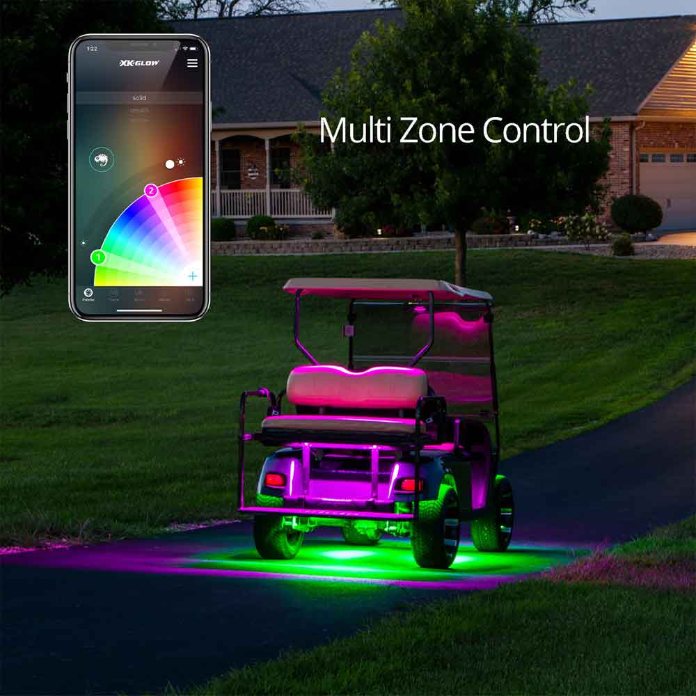 8 Piece Golf Cart LED Light Kit - Image 2