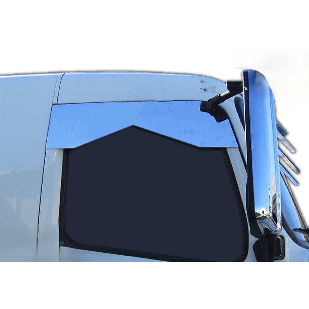 8" SS Bow-Tie Chop Top for 1996-2018 Volvo VN, VNL with Mirror Notch